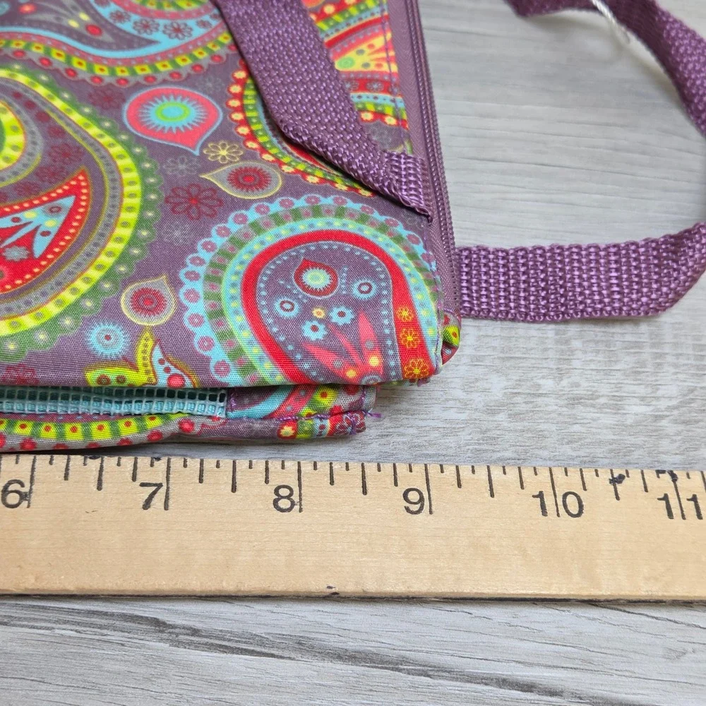 Initials Inc Chic 2 Chic Travel Organizer Bag Sugarplum Paisley Medium NWT